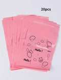 20pcs Sanitary Disposable Bags (Pink)
