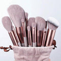 13pcs Coffee-Brown Makeup Brush Set