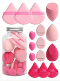 Random 5-Piece Makeup Sponge Set(Dark Pink)