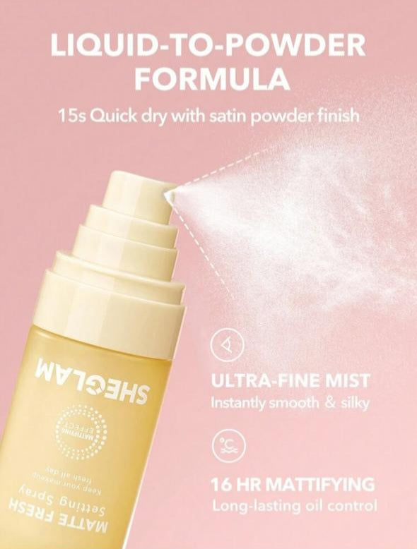 Sheglam Matte Fresh Setting Spray
