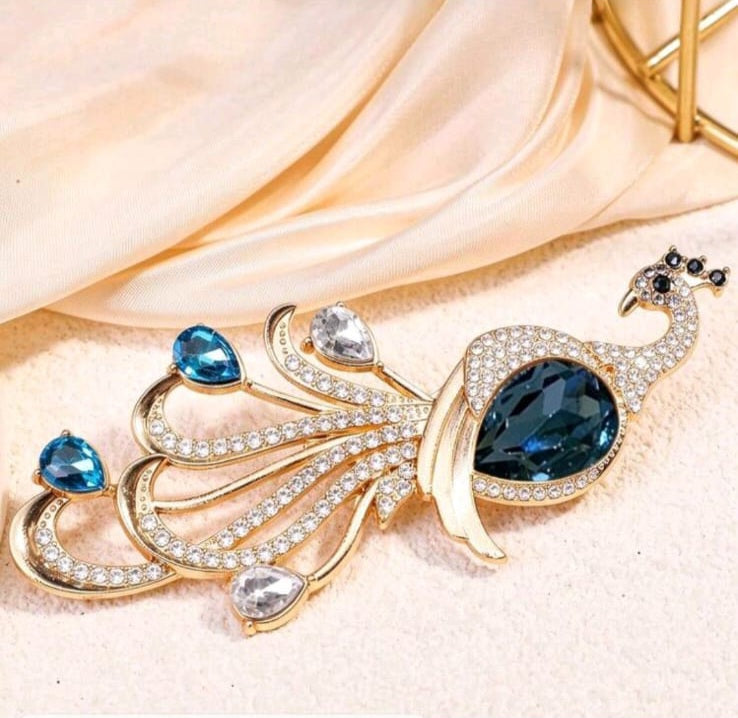 Vintage Peacock Brooch