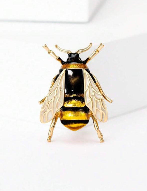 Vintage Bee Brooch(Golden-Black)